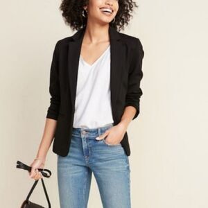 Woman's Black one button Blazer